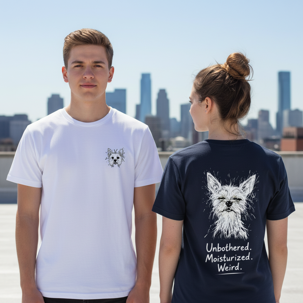 Unbothered Westie Dog Funny Tee
