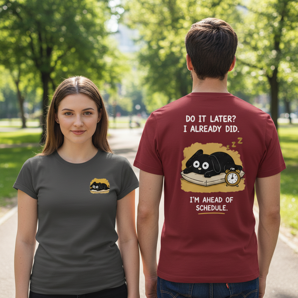 Lazy Dog Procrastinator Tee