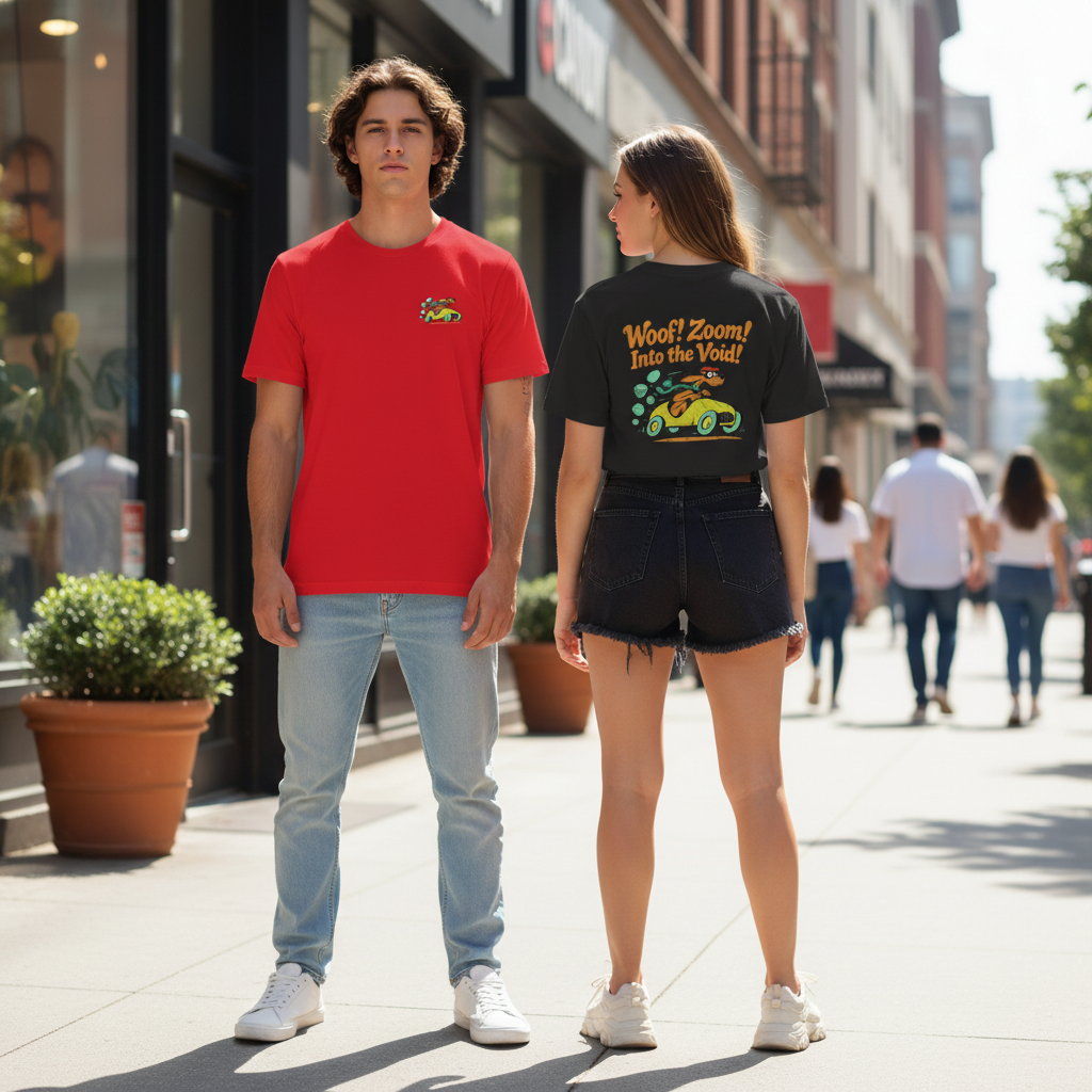 Woof Zoom Into the Void Tee