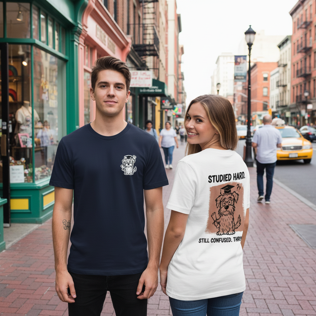 Studied Hard Still Confused Tee