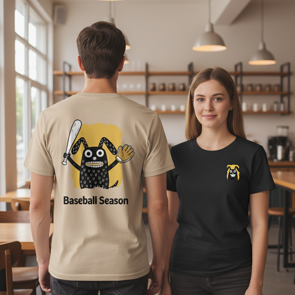 Baseball Season Funny Graphic Tee