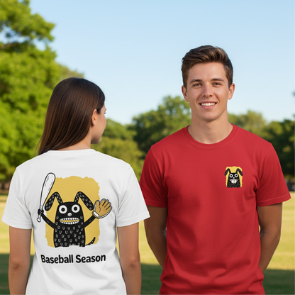 Baseball Season Funny Graphic Tee