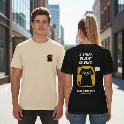 Silence & Sarcasm Dog Tee