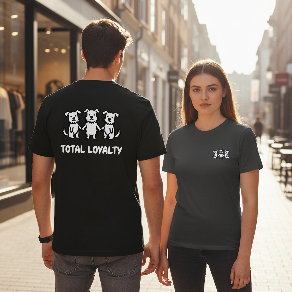 Total Loyalty Three Dogs Tee