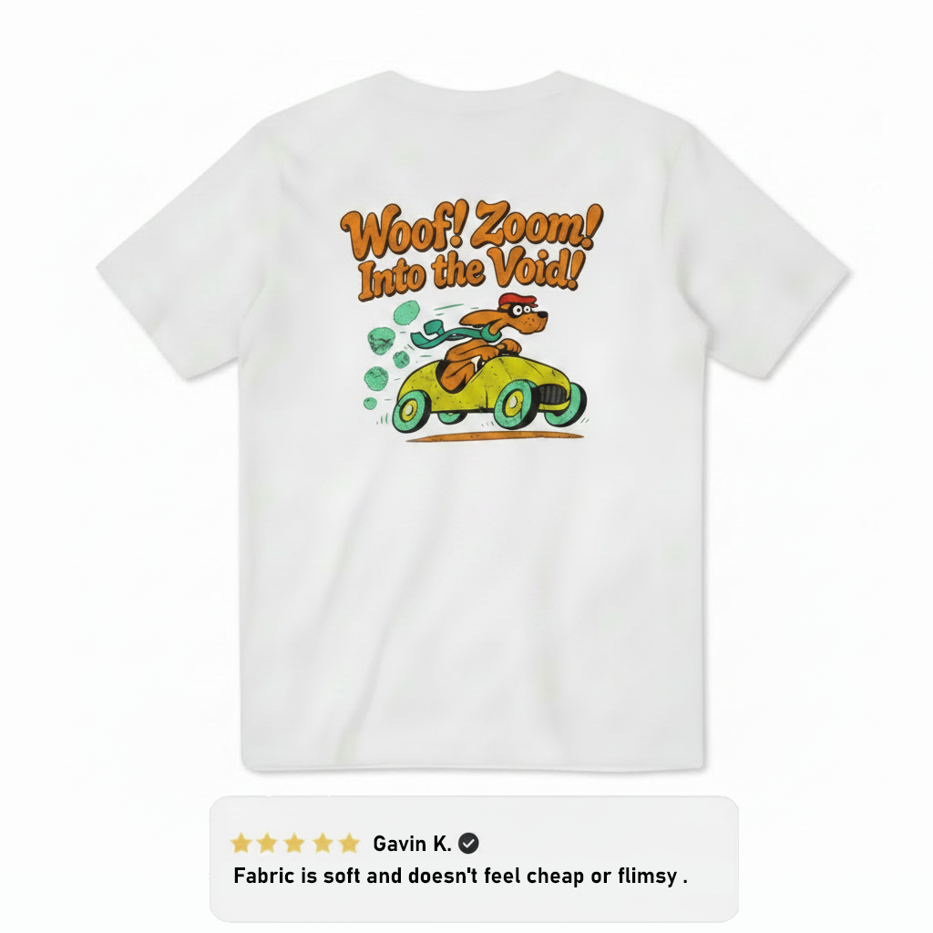 Woof Zoom Into the Void Tee