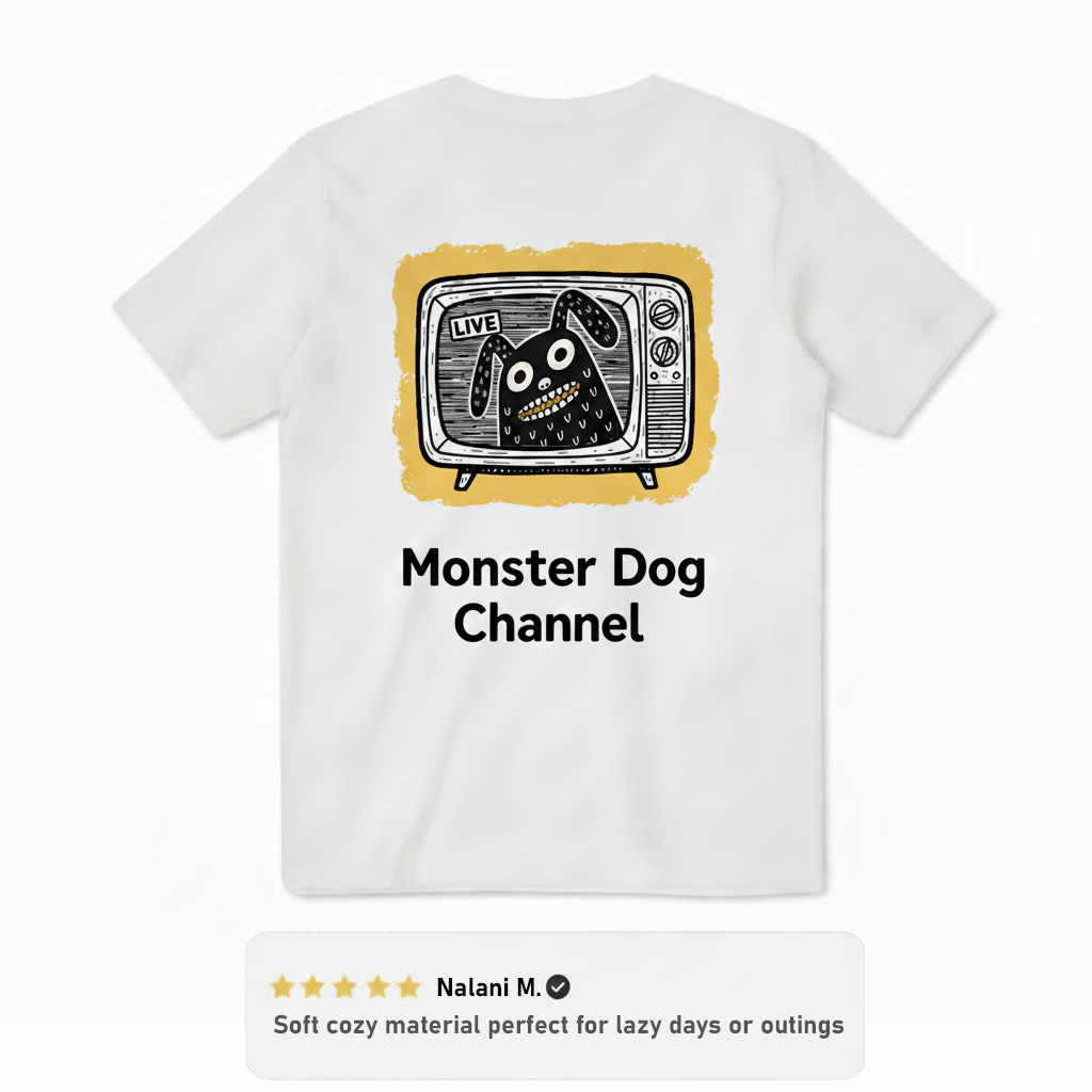 Monster Dog TV Channel Tee