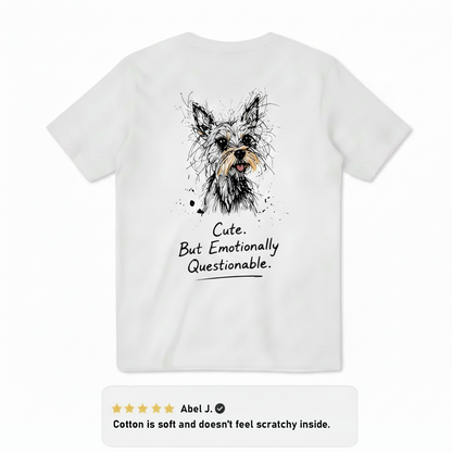 Cute But Emotionally Questionable Tee