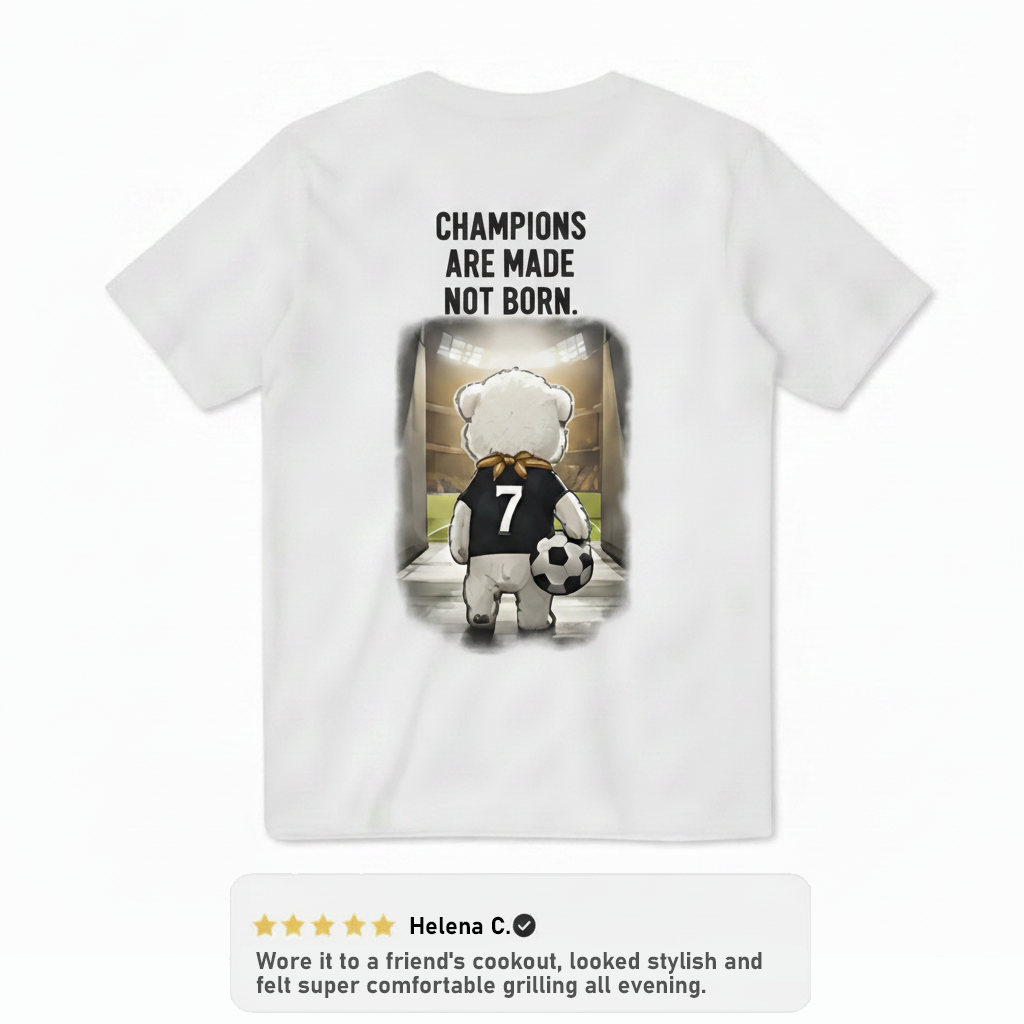Champions Are Made Cute Dog Tee