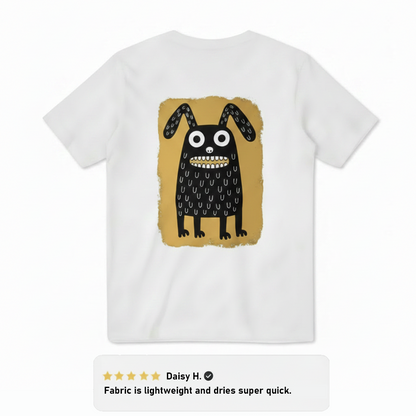 Weird Monster Dog Doodle Tee