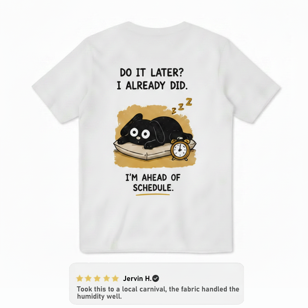 Lazy Dog Procrastinator Tee