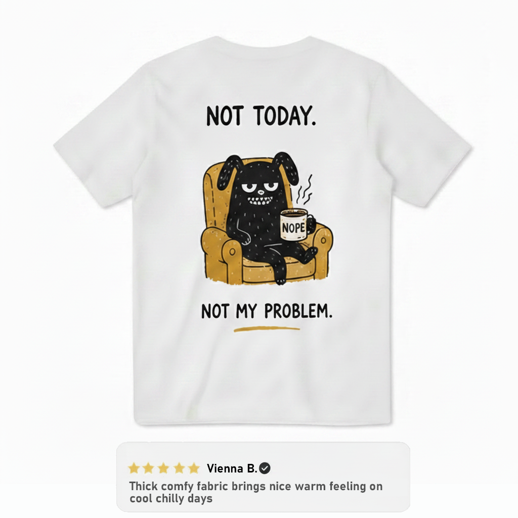 Not Today Not My Problem Tee