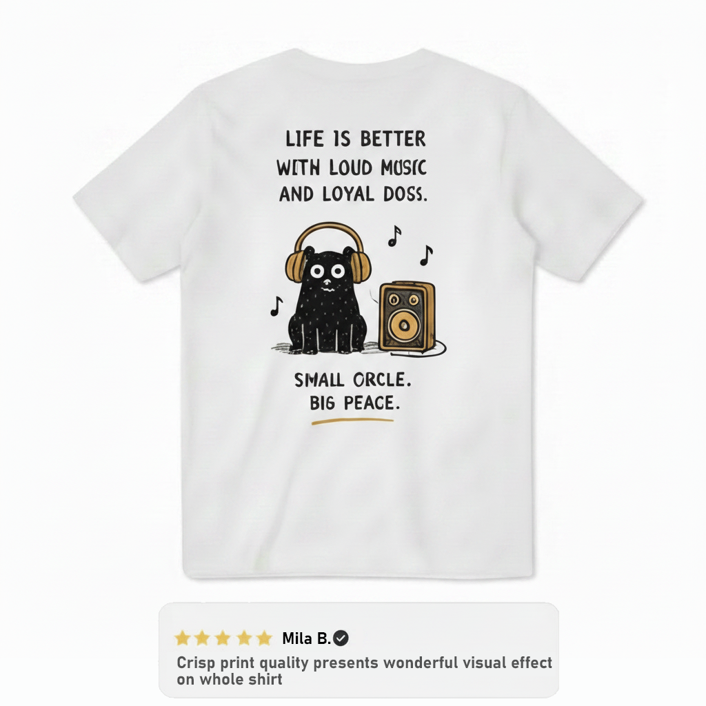 Loud Music Loyal Dogs Tee