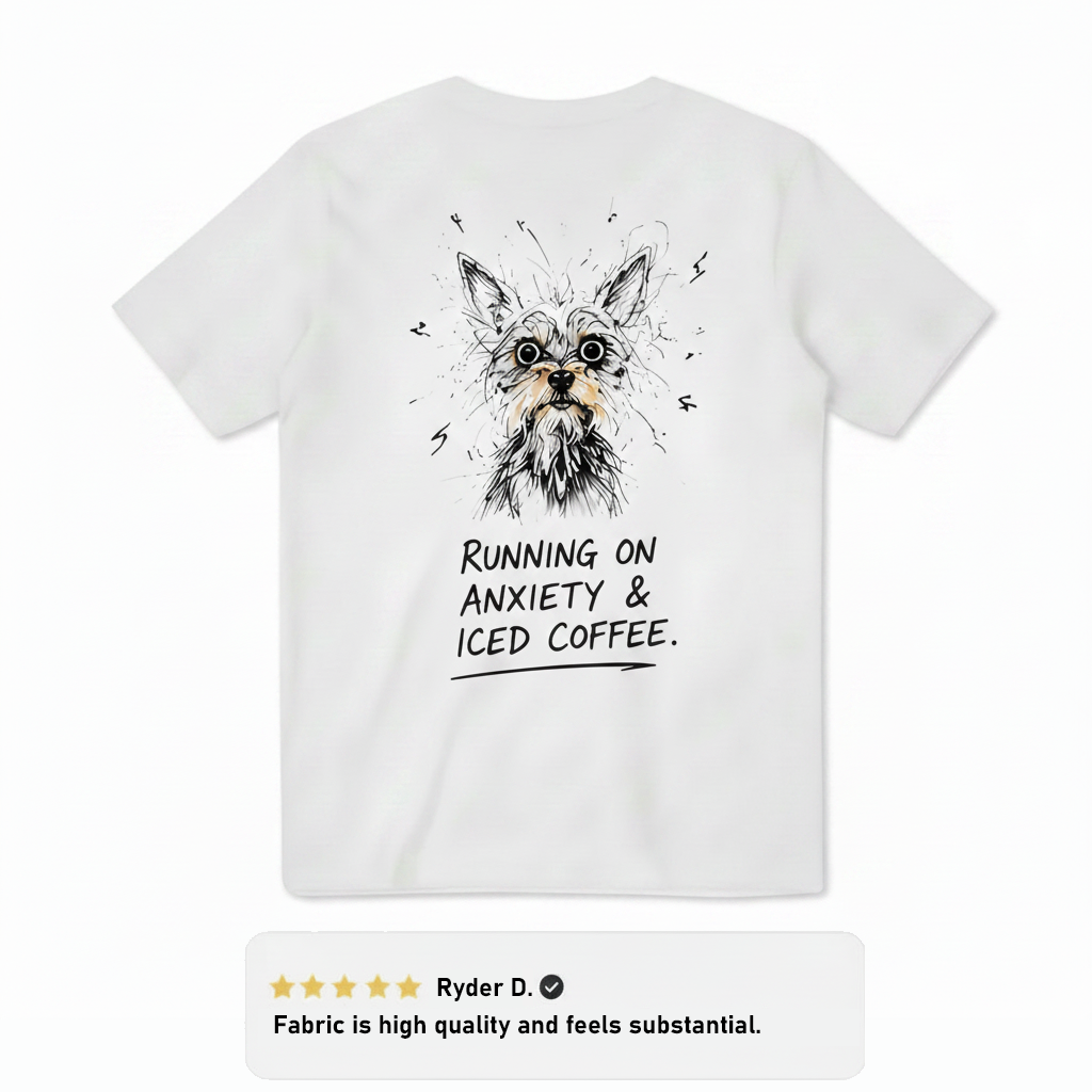 Running on Anxiety & Iced Coffee Tee