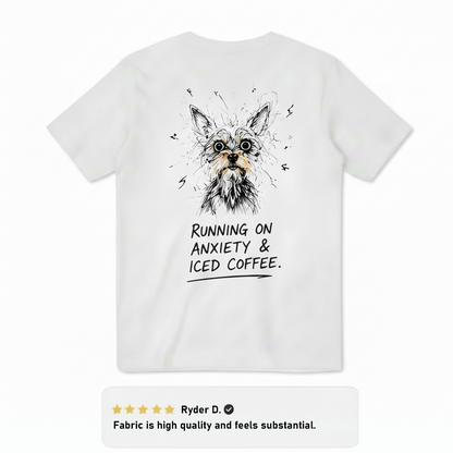 Running on Anxiety & Iced Coffee Tee
