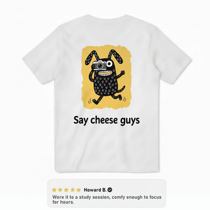 Say Cheese Guys Graphic Tee