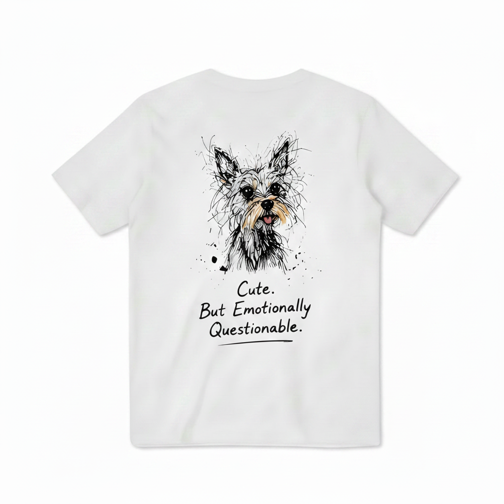 Cute But Emotionally Questionable Tee