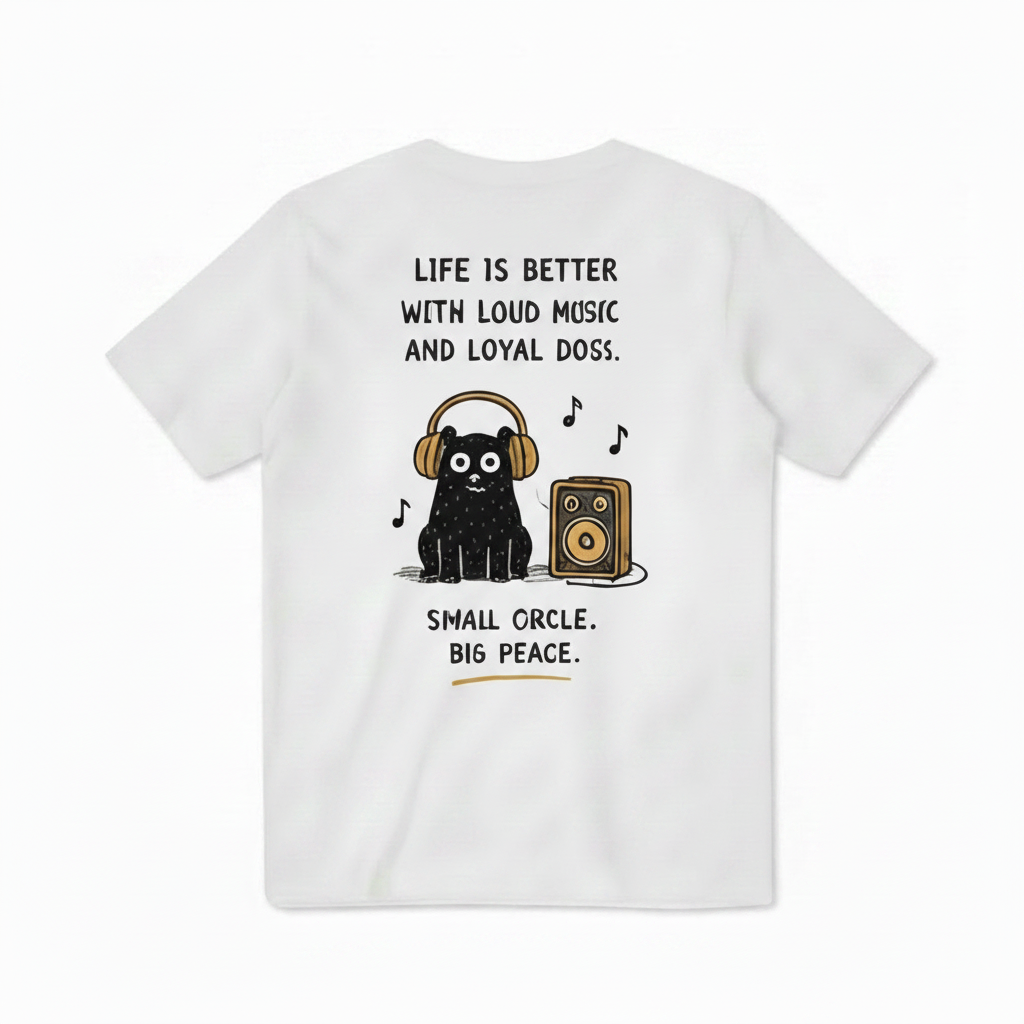 Loud Music Loyal Dogs Tee