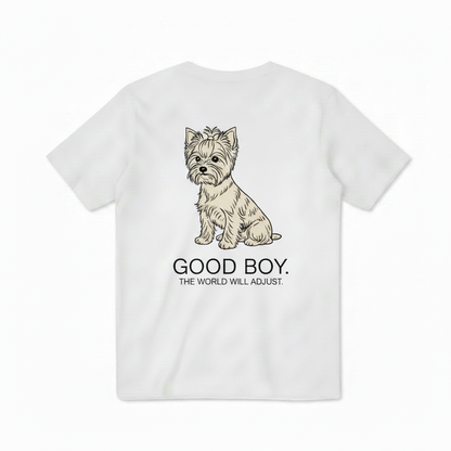 Good Boy Yorkie Dog Tee