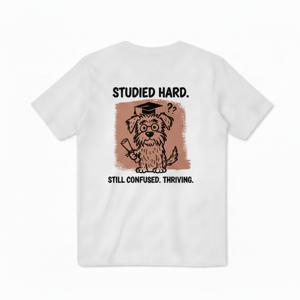 Studied Hard Still Confused Tee