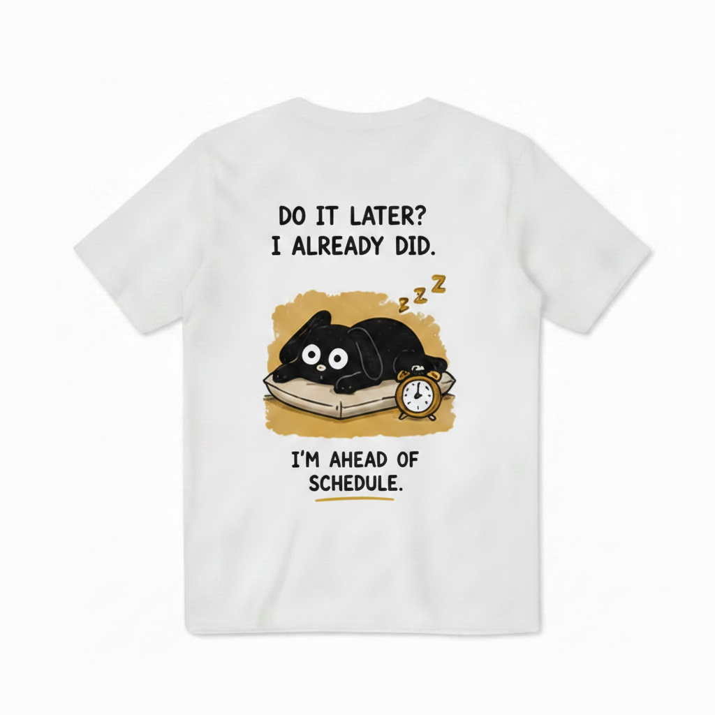 Lazy Dog Procrastinator Tee