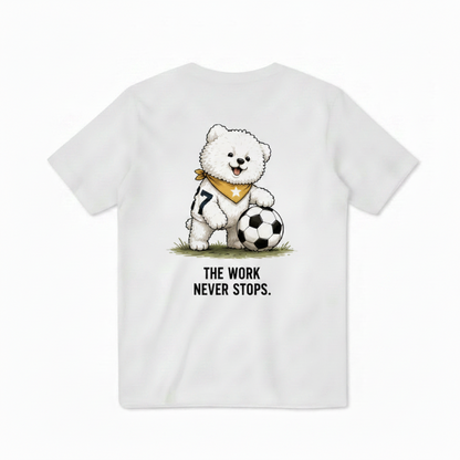 Soccer Dog Funny Graphic Tee