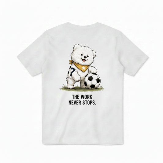Soccer Dog Funny Graphic Tee