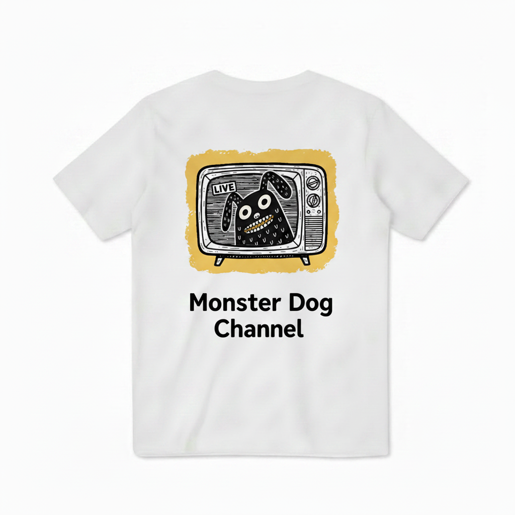 Monster Dog TV Channel Tee