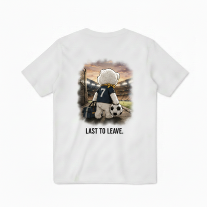 Last to Leave Dog Soccer Tee