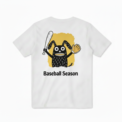 Baseball Season Funny Graphic Tee