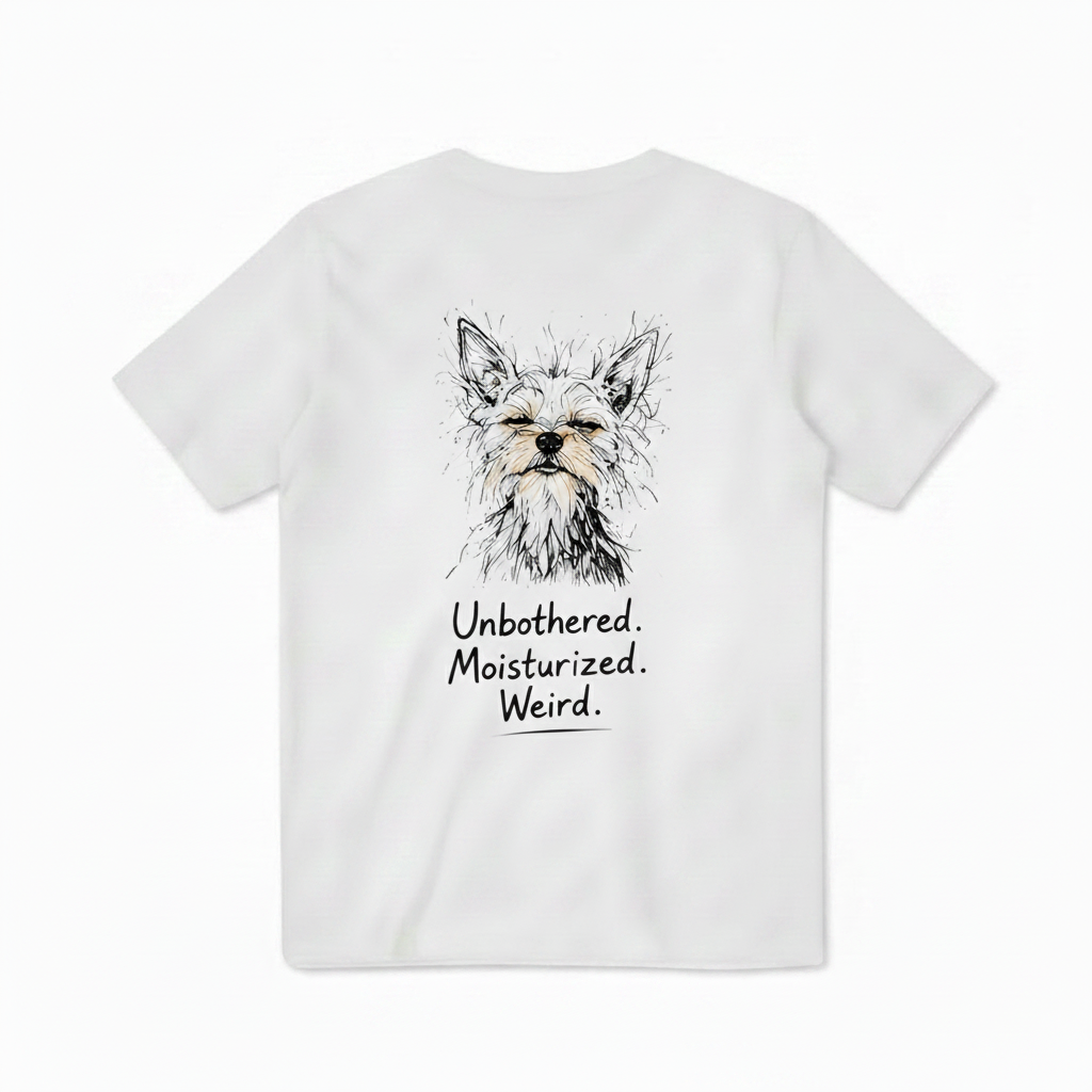Unbothered Westie Dog Funny Tee