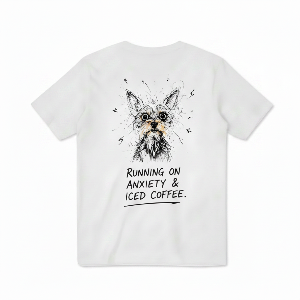 Running on Anxiety & Iced Coffee Tee