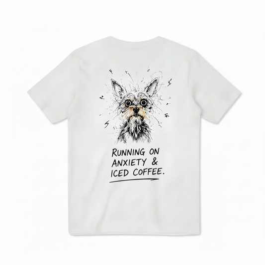 Running on Anxiety & Iced Coffee Tee