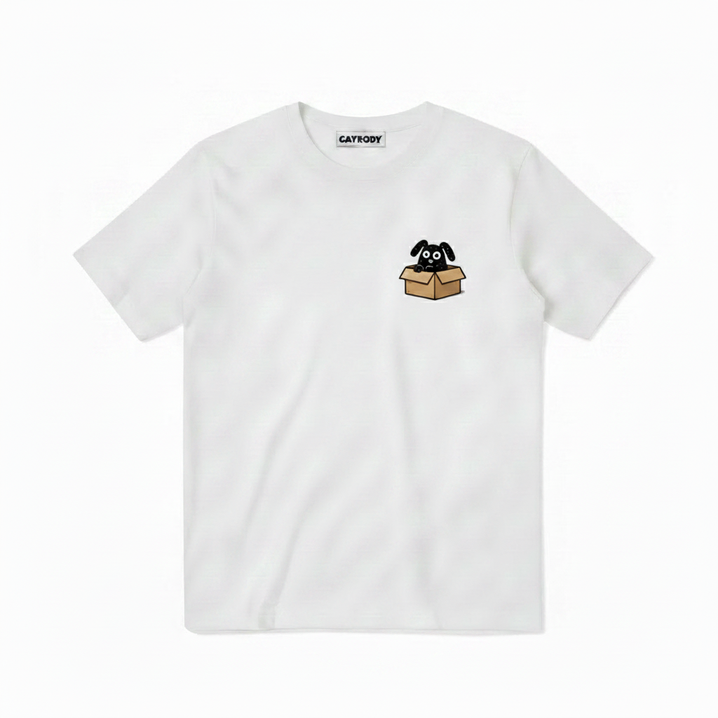 Selectively Social Funny Dog Tee