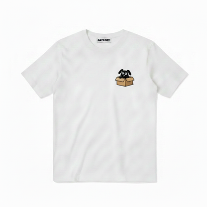 Selectively Social Funny Dog Tee