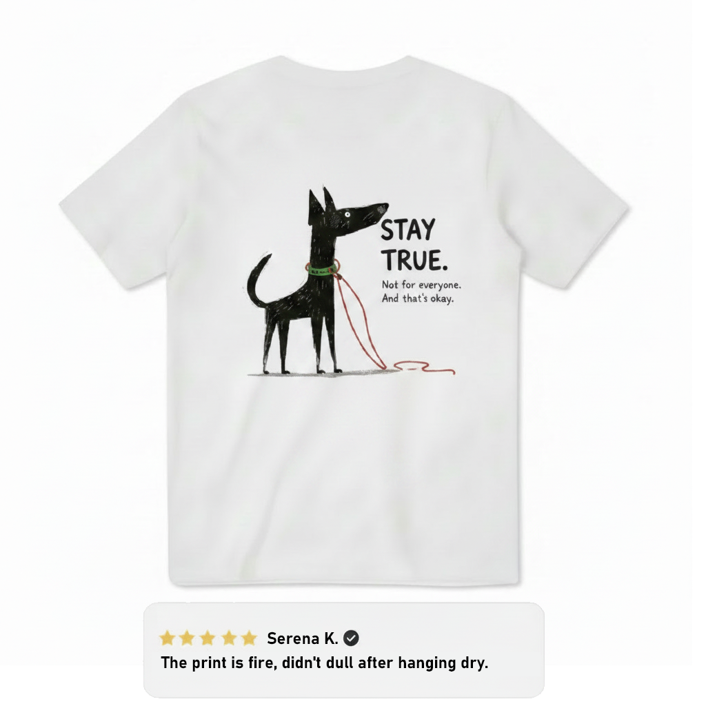Stay True Dog Graphic Tee