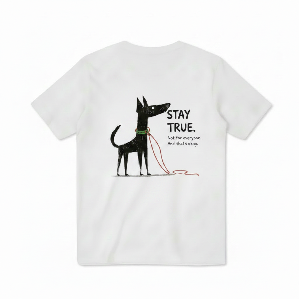 Stay True Dog Graphic Tee