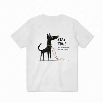 Stay True Dog Graphic Tee