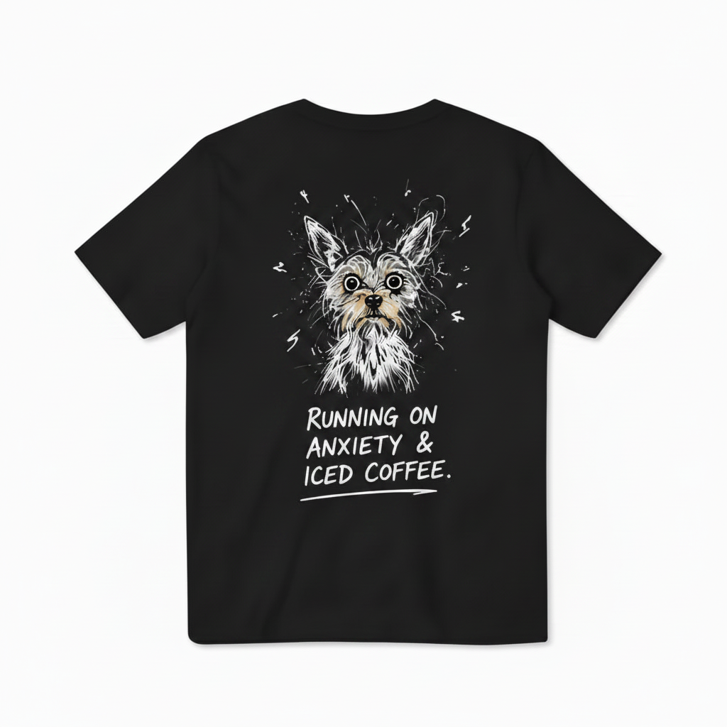 Running on Anxiety & Iced Coffee Tee