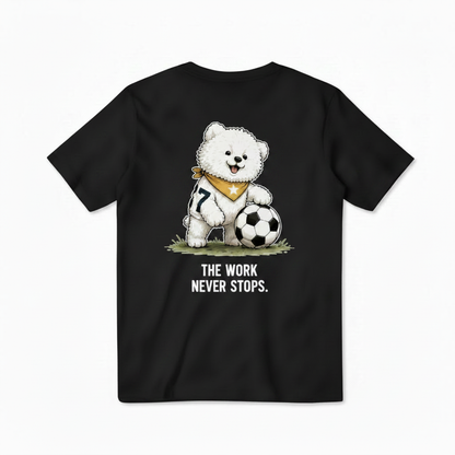 Soccer Dog Funny Graphic Tee