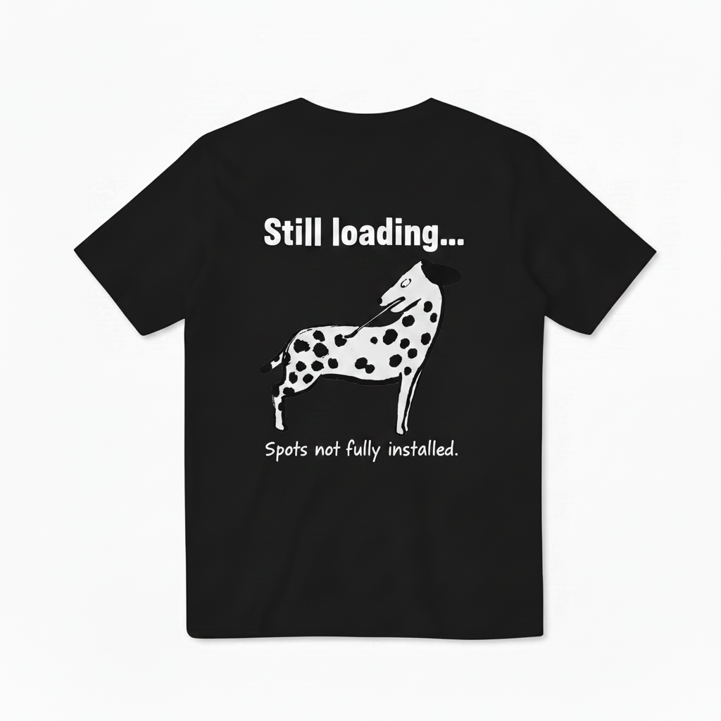 Still Loading Dalmatian Graphic Tee