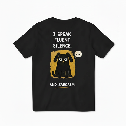Silence & Sarcasm Dog Tee