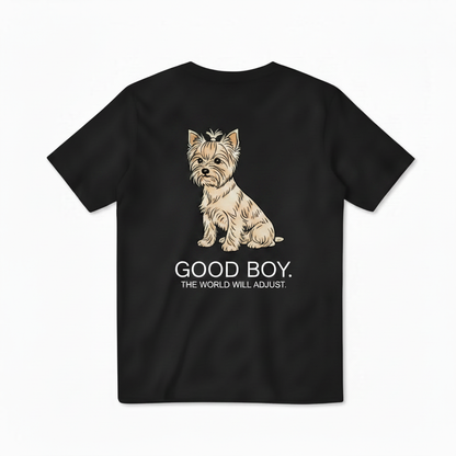 Good Boy Yorkie Dog Tee