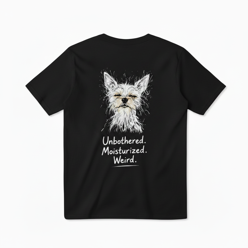 Unbothered Westie Dog Funny Tee