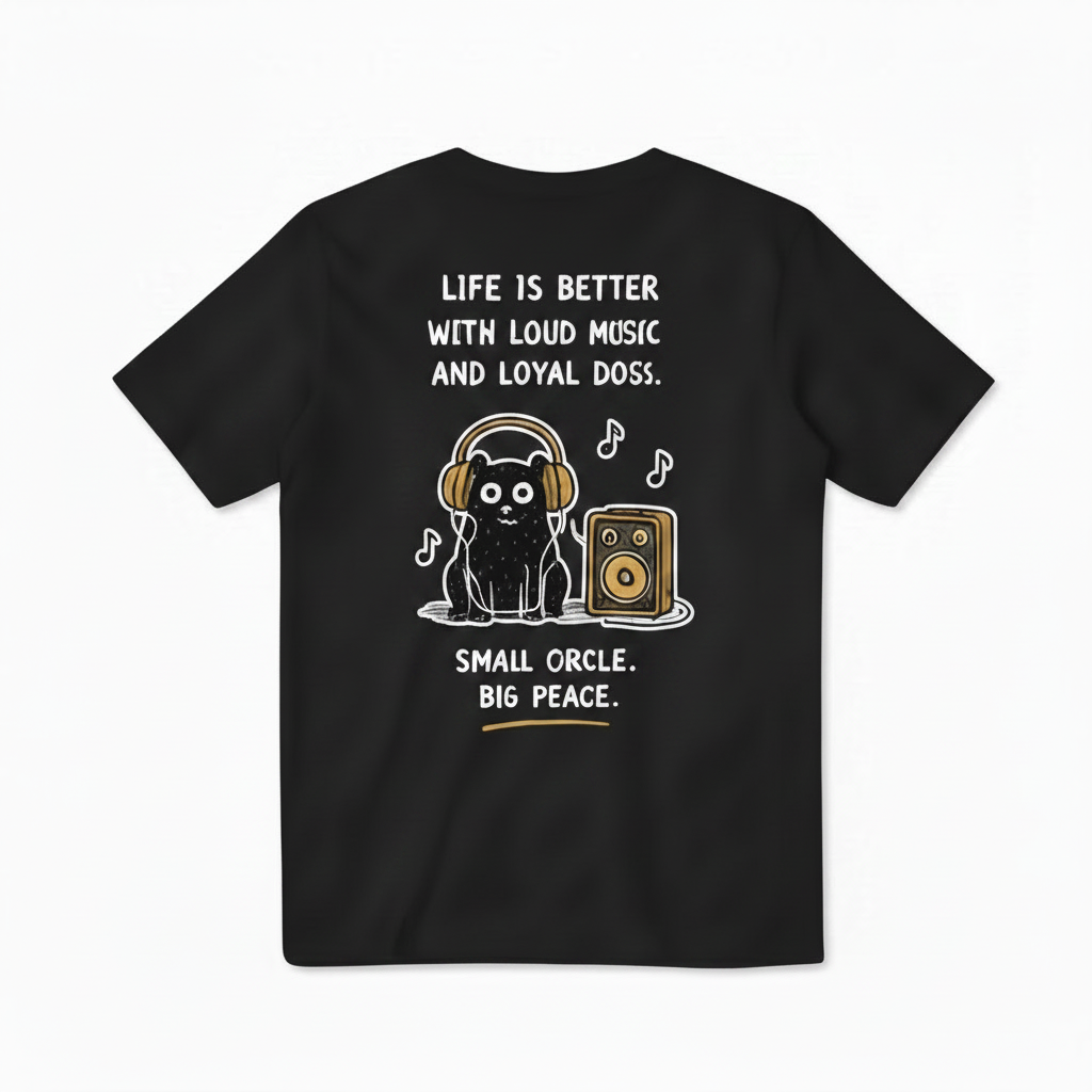 Loud Music Loyal Dogs Tee