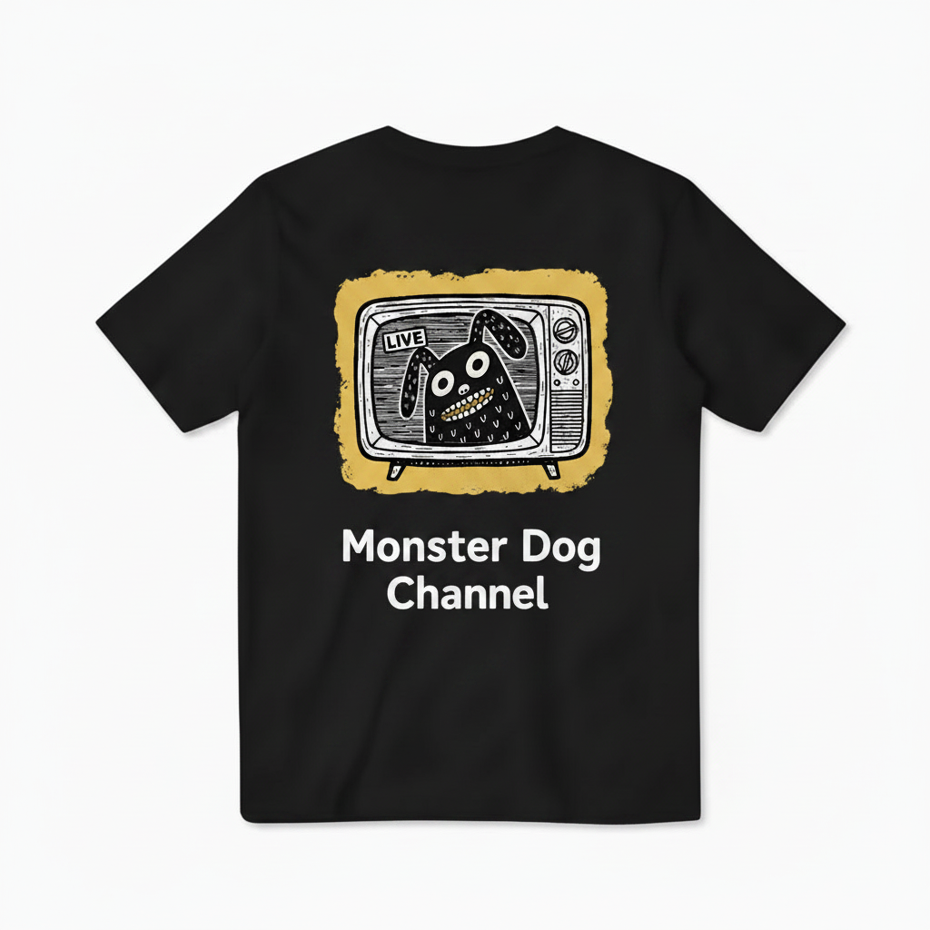 Monster Dog TV Channel Tee