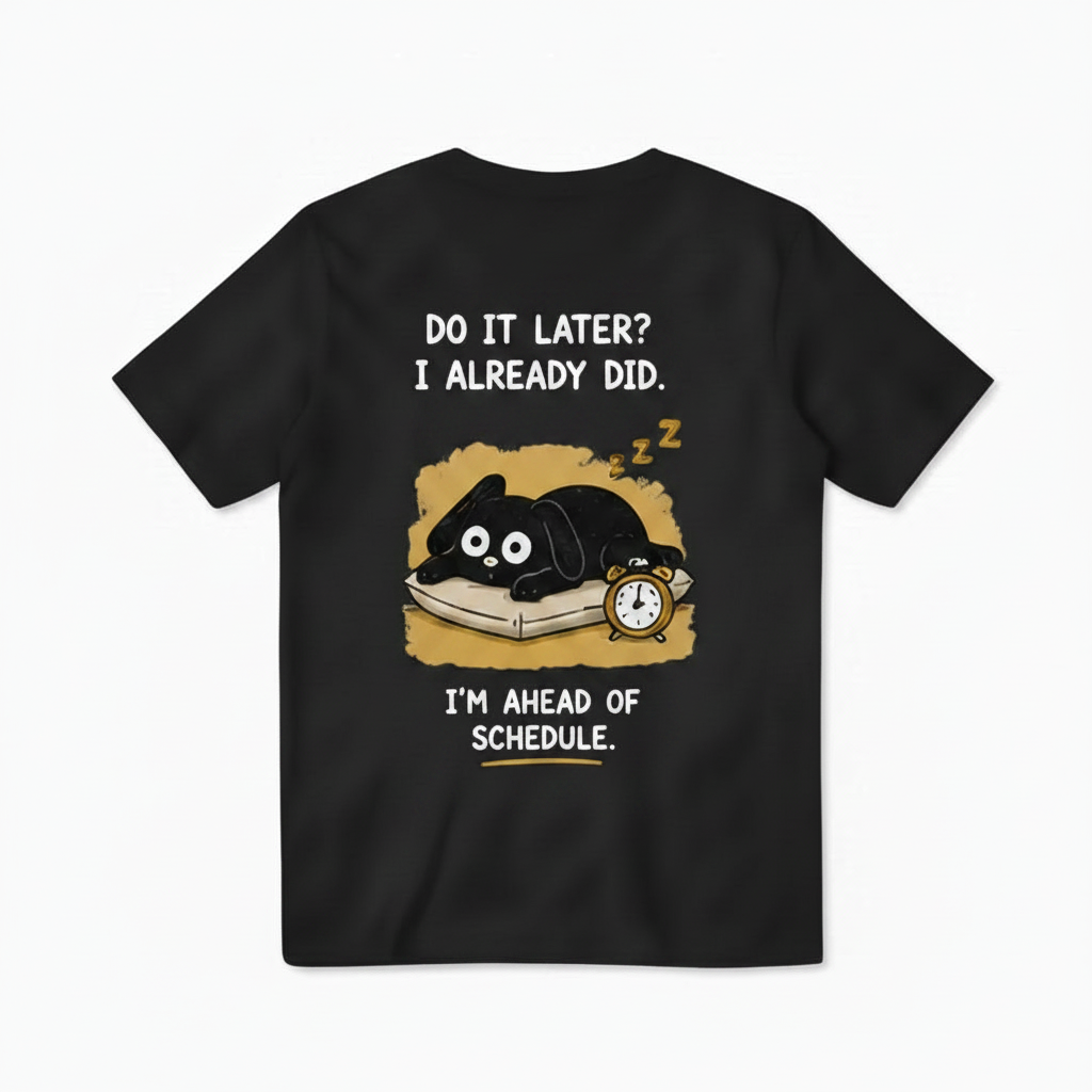 Lazy Dog Procrastinator Tee