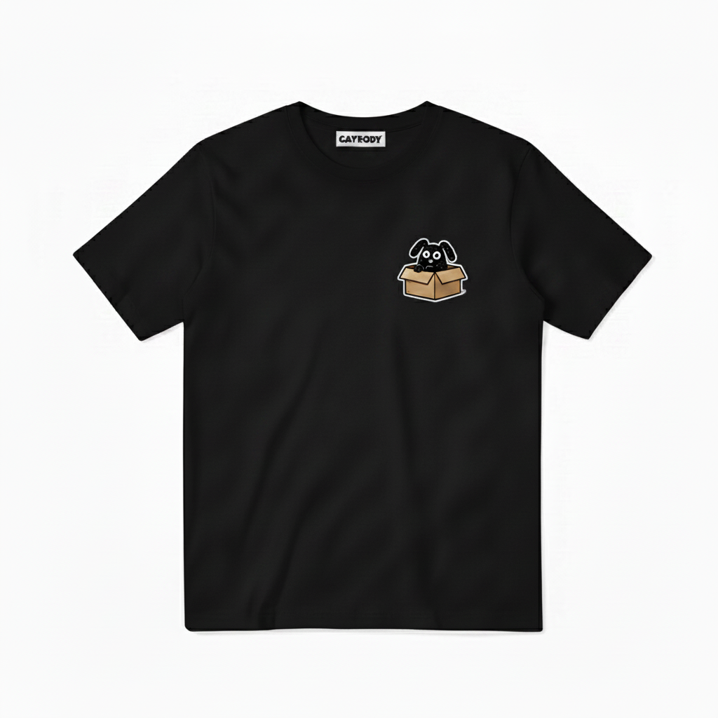 Selectively Social Funny Dog Tee