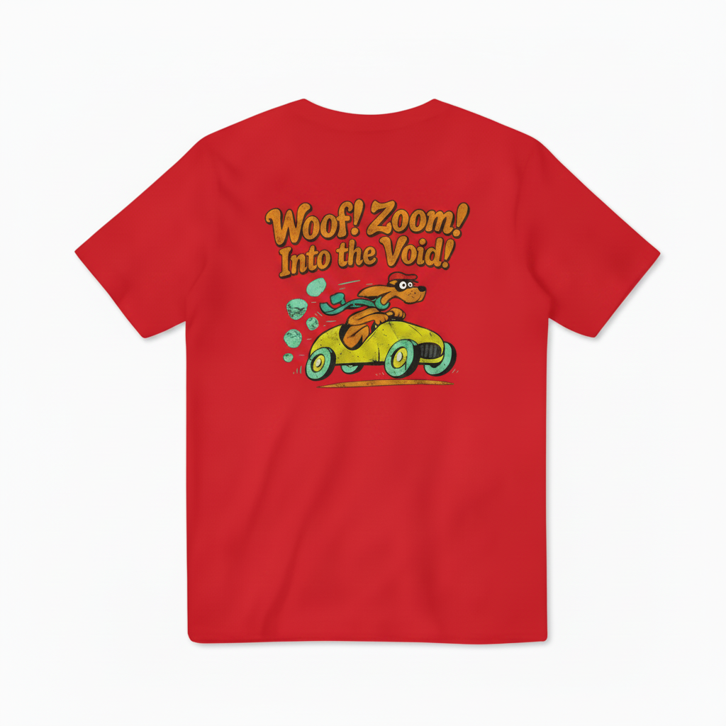 Woof Zoom Into the Void Tee