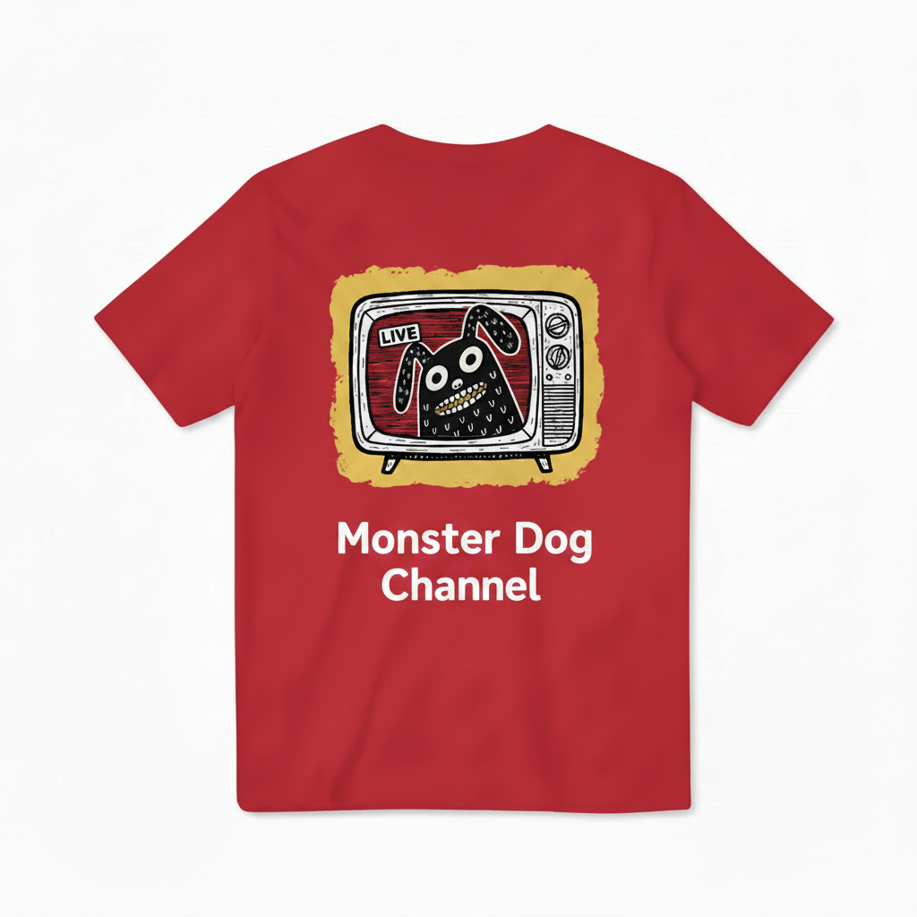 Monster Dog TV Channel Tee