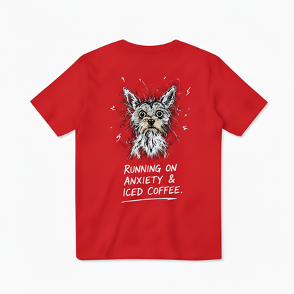 Running on Anxiety & Iced Coffee Tee